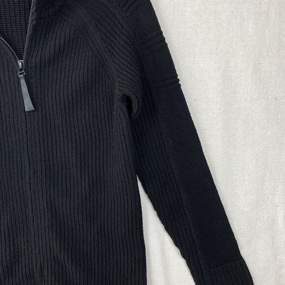 Helmut Lang Knit Hooded Zip Up Wool Sweater Jacket Long Small - Picture 4 of 8